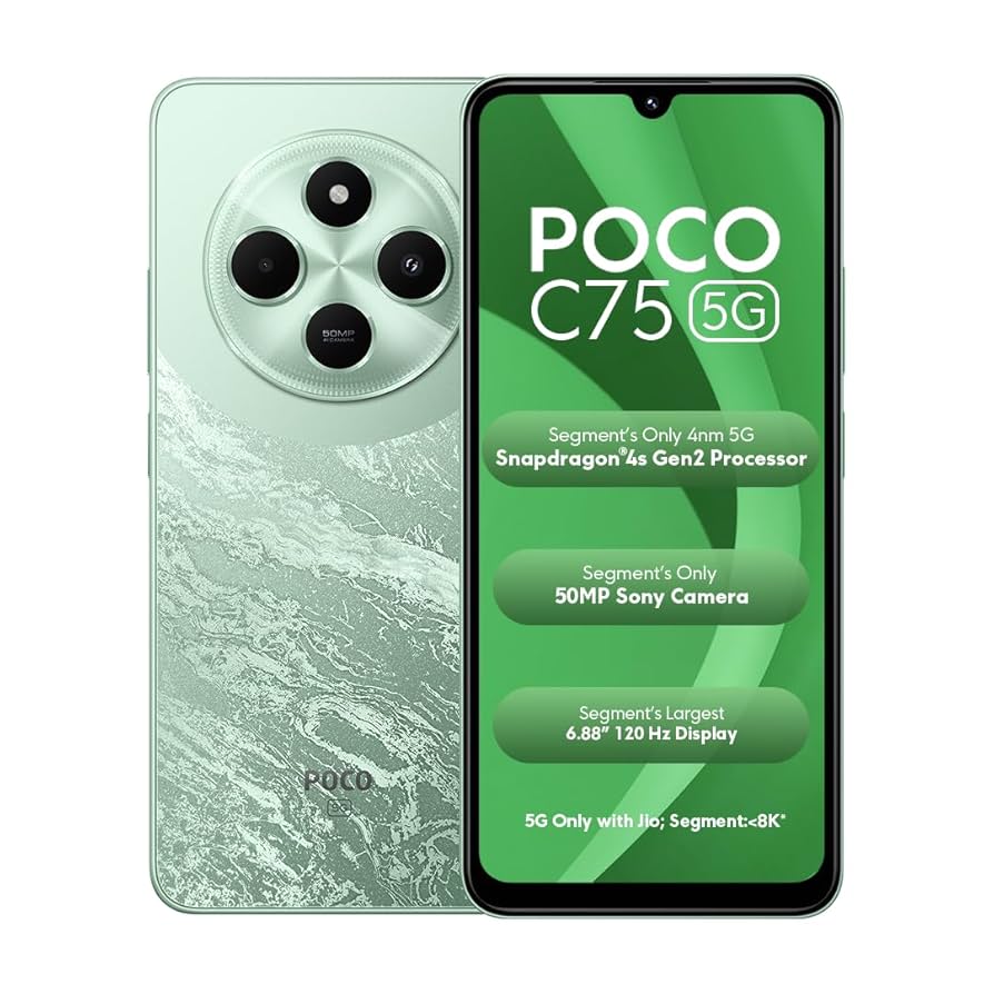 POCO C75 5G ENCHANTED GREEN