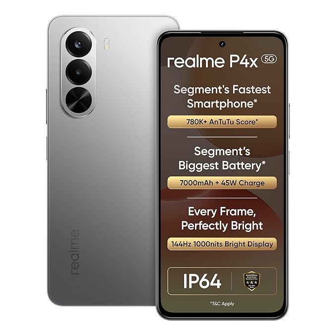 REALME P4X (5G) | MATTE SILVER