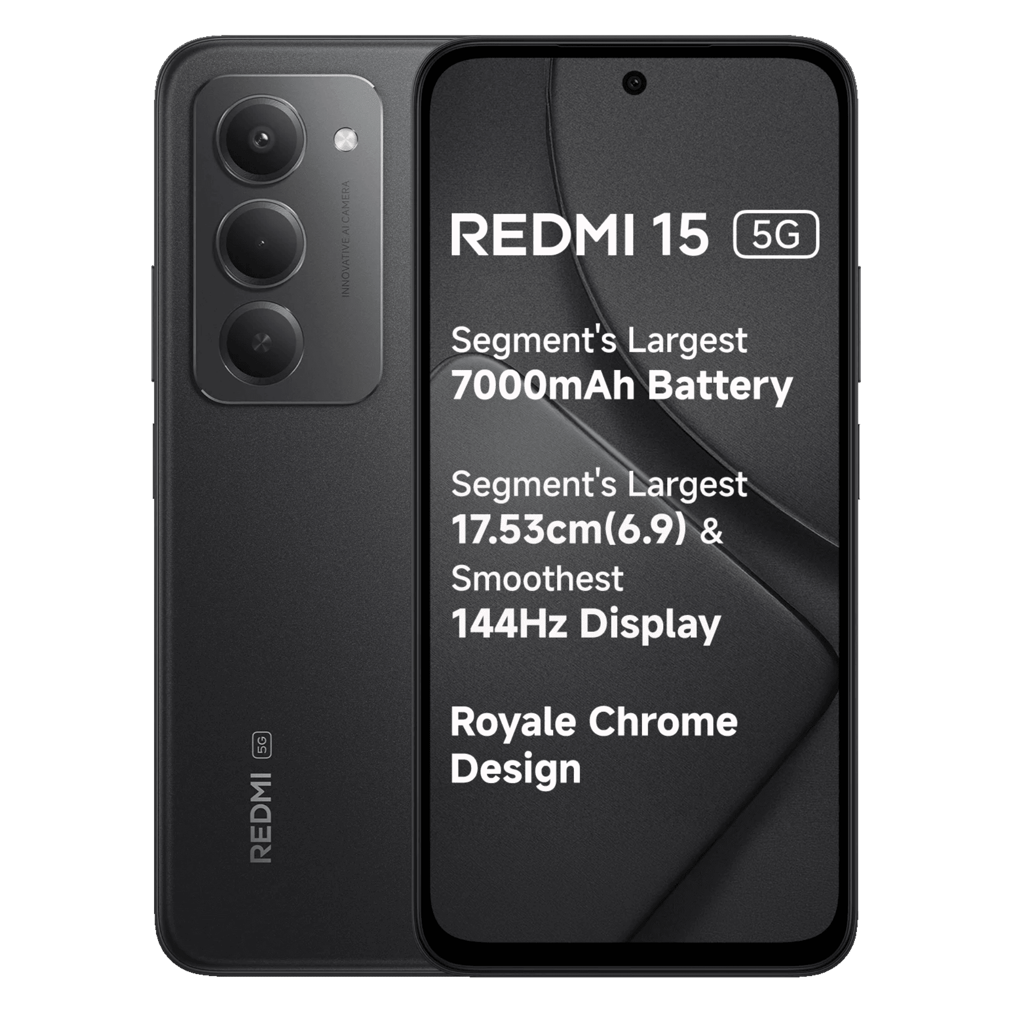 redmi 15 5g midnight black