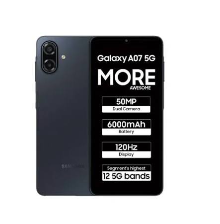 Samsung Galaxy A07 5G Black