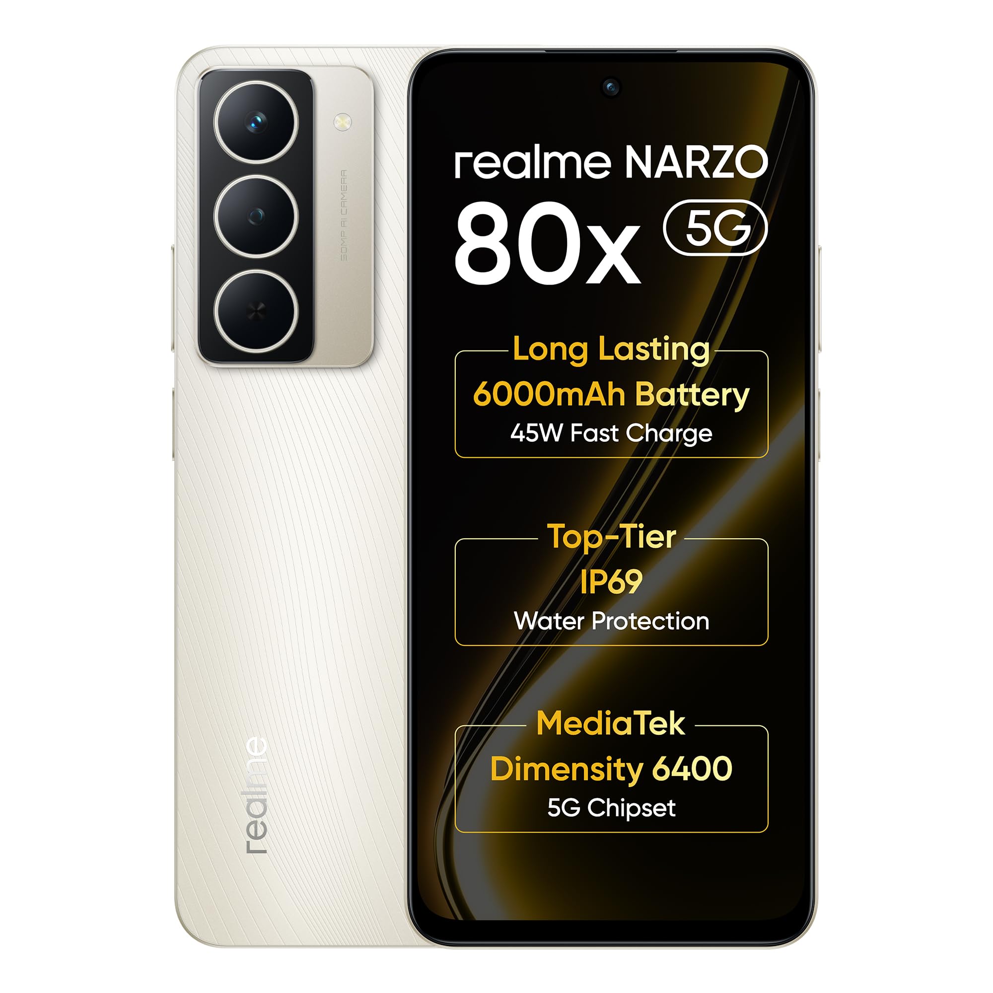 REALME NARZO80X 5G GOLD